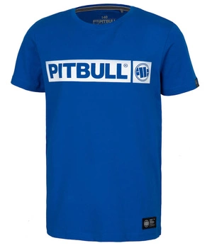 T-shirt dziecięcy PIT BULL HILLTOP JUNIOR niebieski